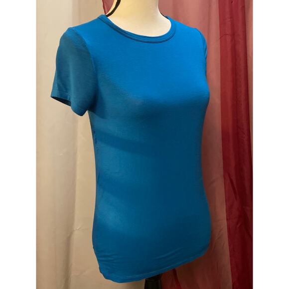 Urban CoCo Slim Fitted T-shirt, Steel blue, size small - Picture 9 of 10